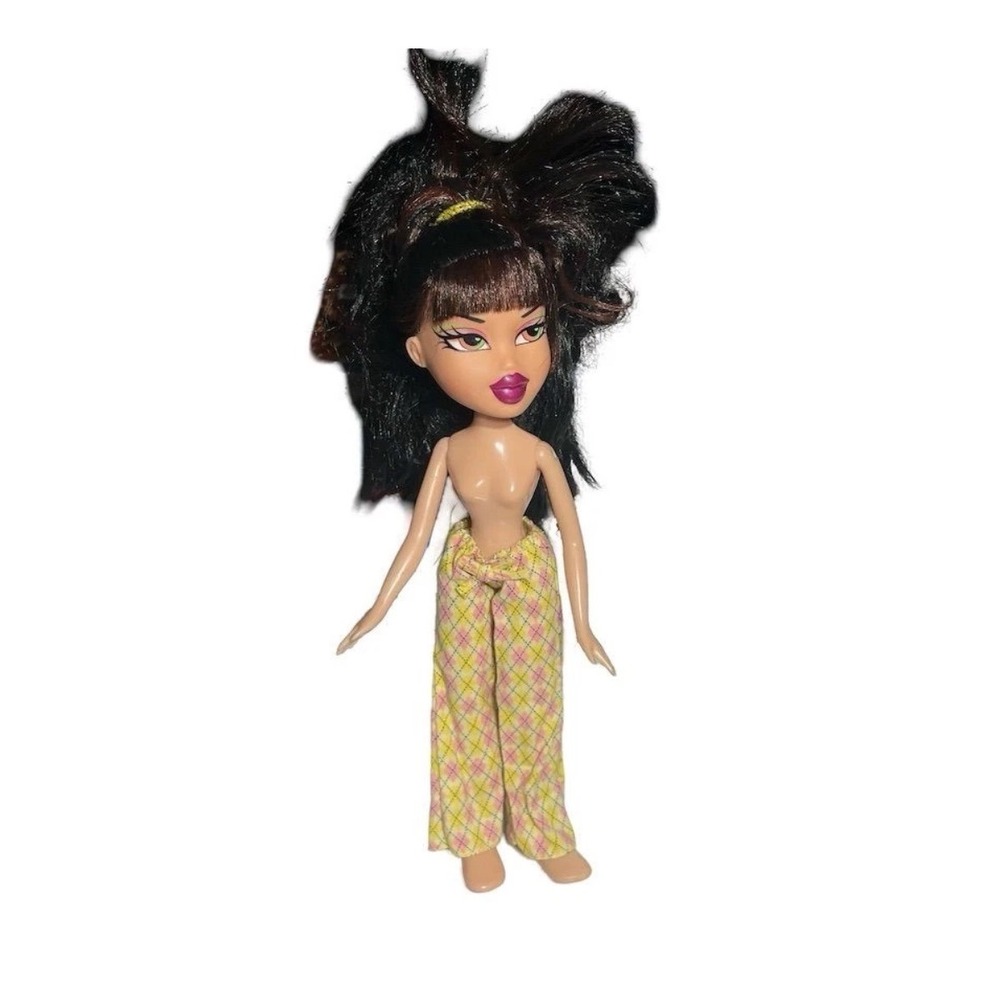 Bratz Yasmin Doll 2001 Gen 1 Brown Hair‎ Hazel Eyes Pajama Pants Vintage MGA
